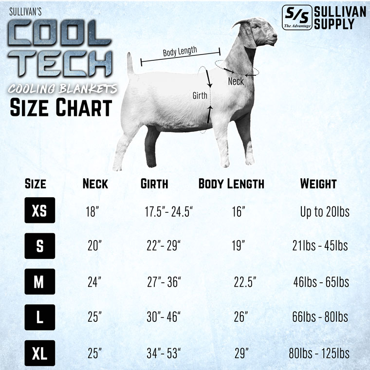 Goat Size Chart
