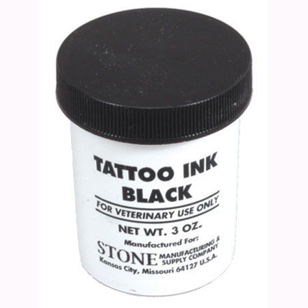 Tattoo Ink Black 3 Oz — Bushland Ranch Store