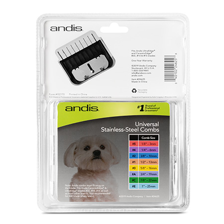 andis stainless steel clipper combs