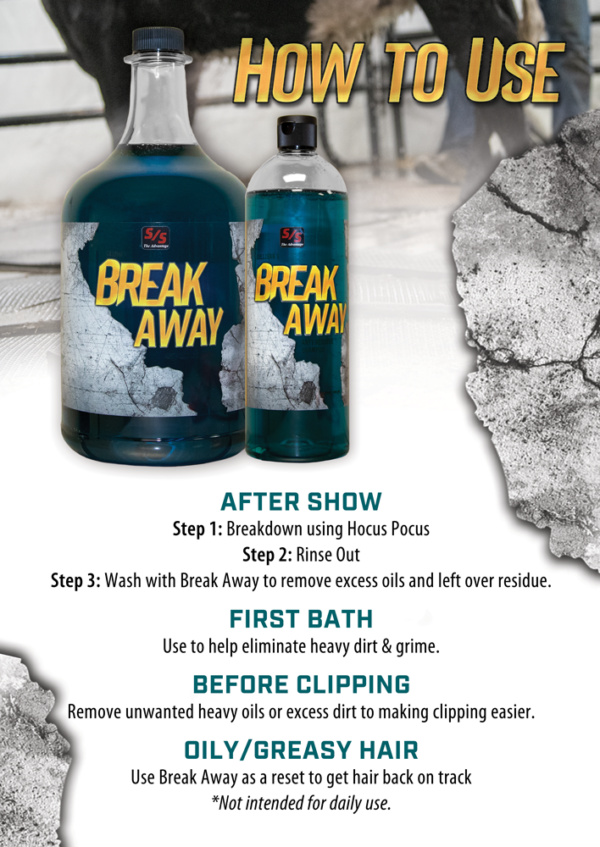Break Away Anti-Residue Shampoo™, Gallon - Image 2