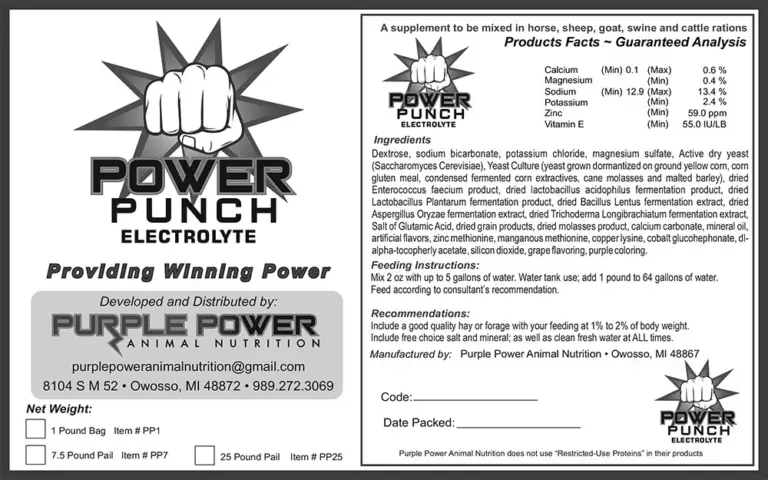 Power punch, 1lb by purple power - image 2