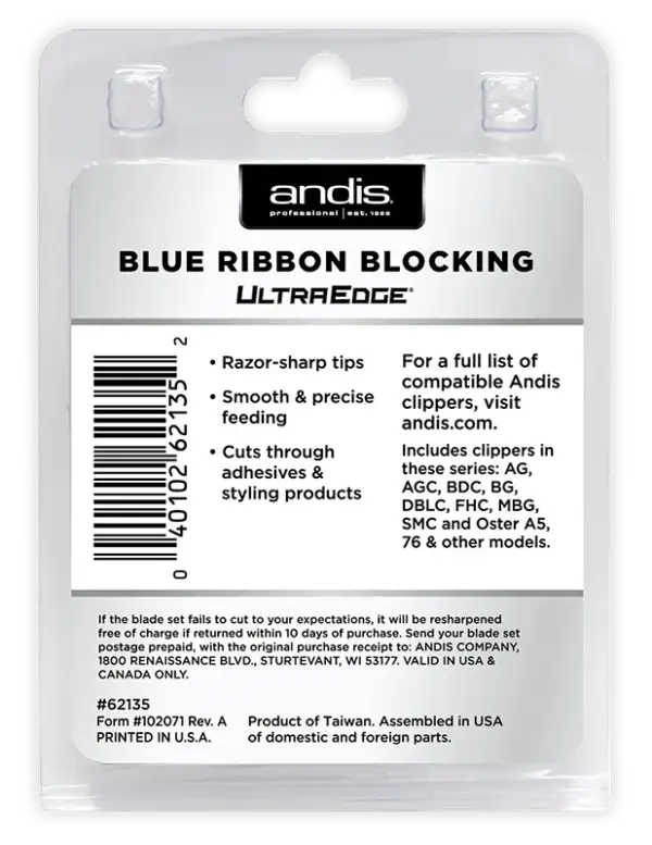 Andis blue ribbon 2 blade