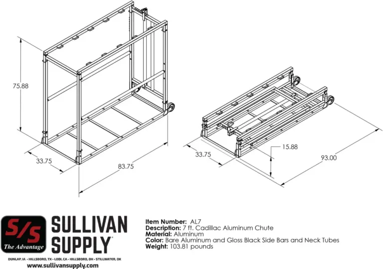 7 ft. Cadillac aluminum chute - image 3