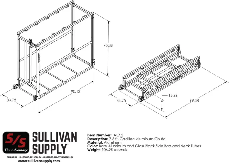 7. 5 ft. Cadillac aluminum chute - image 3