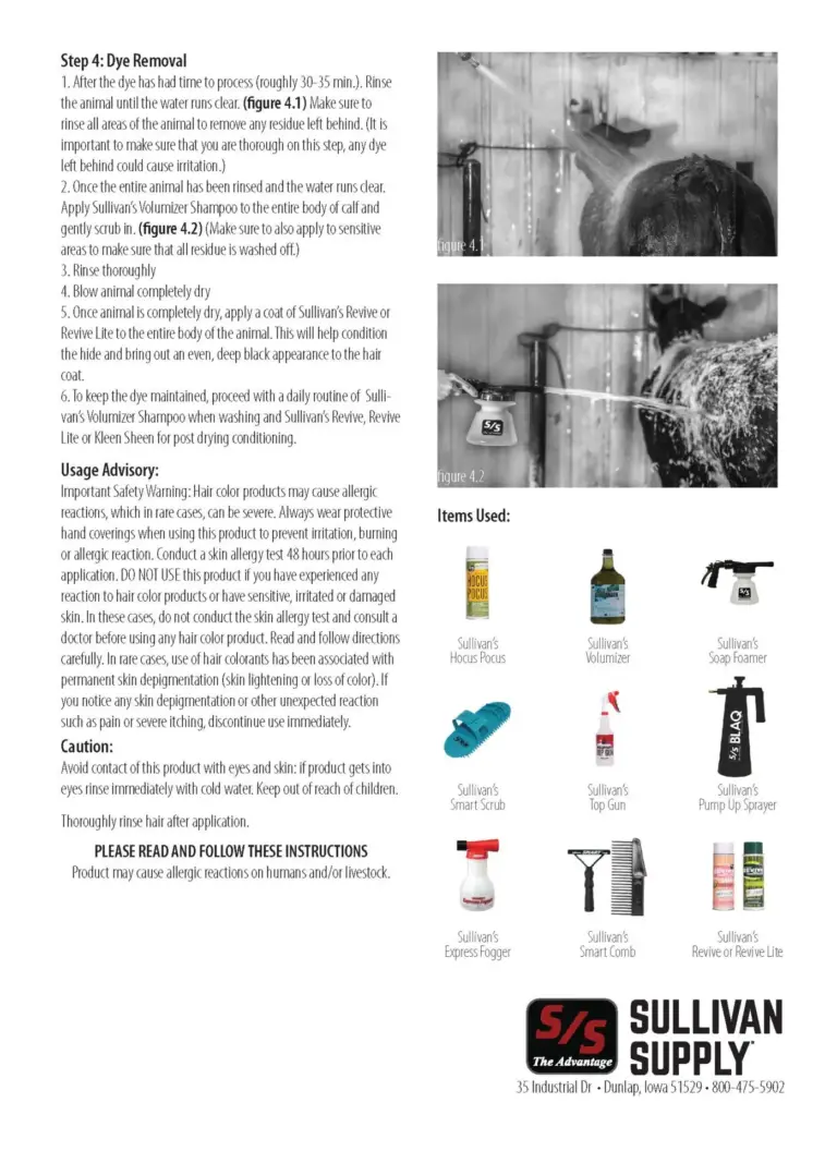 Blaq™ livestock hair dye - image 6