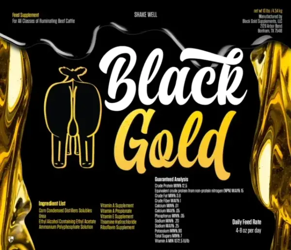 Black gold, gallon by black gold
