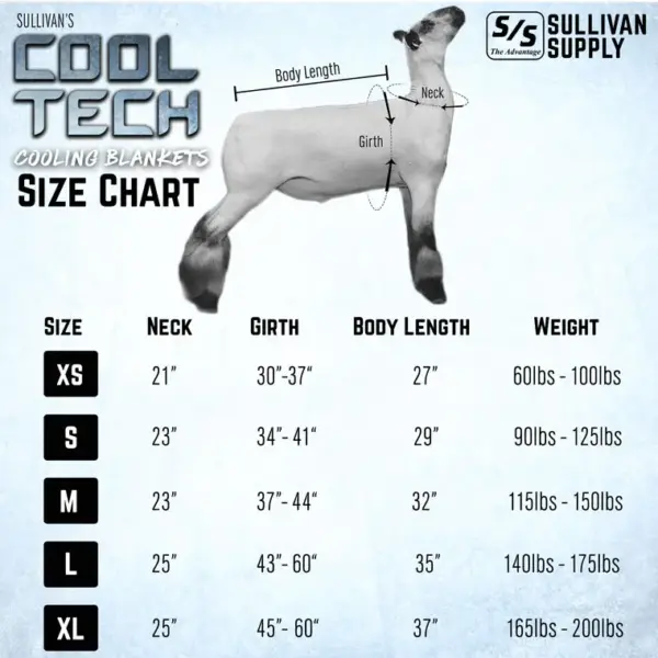 Cool tech sheep blanket
