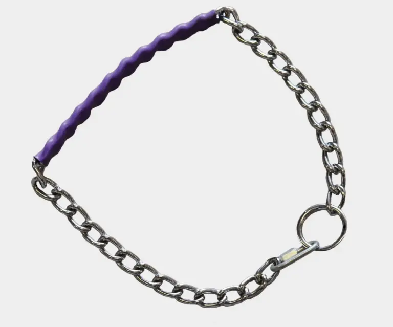 Goat chain w/ neon grip, purple