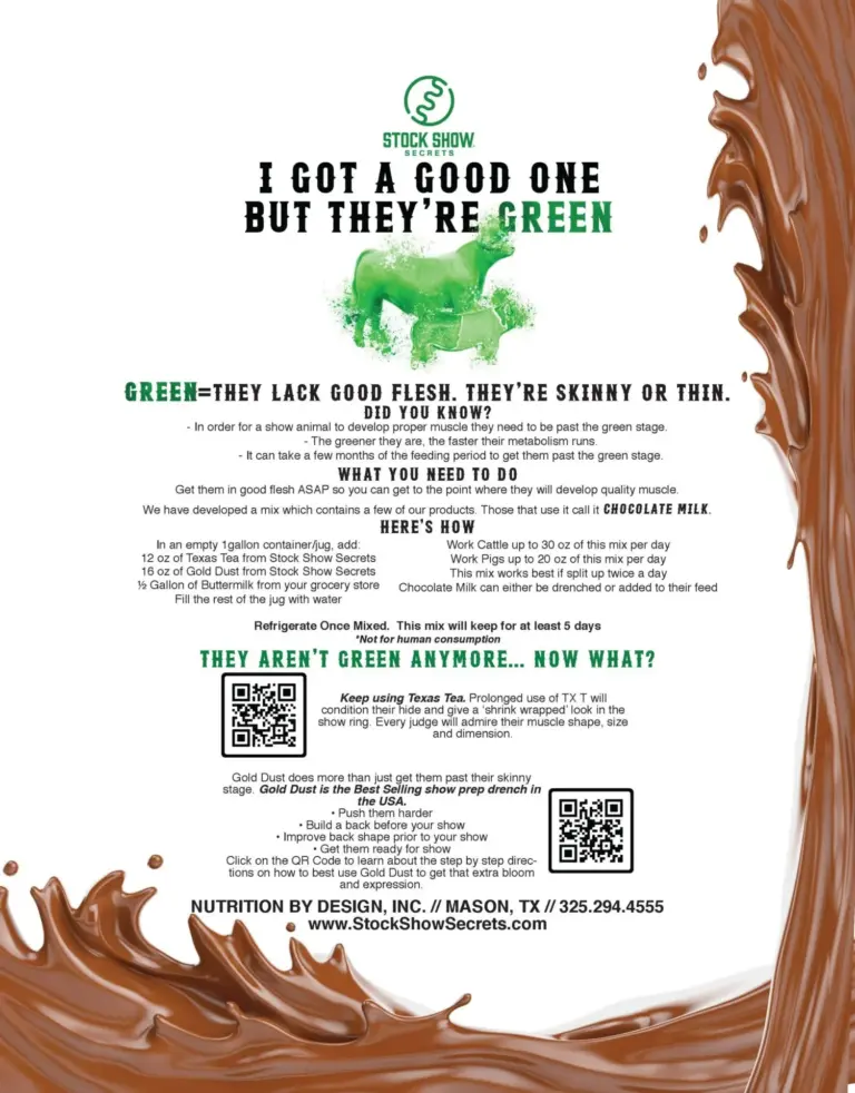 Texas tea gallon by stock show secrets - image 4