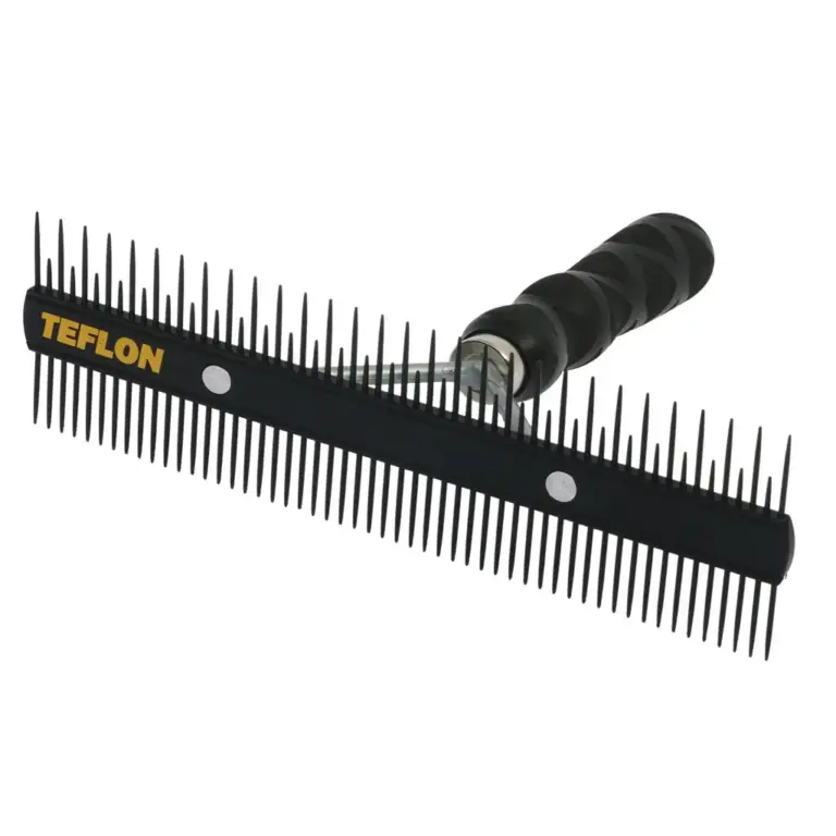 Teflon doublestuff comb w/ grip