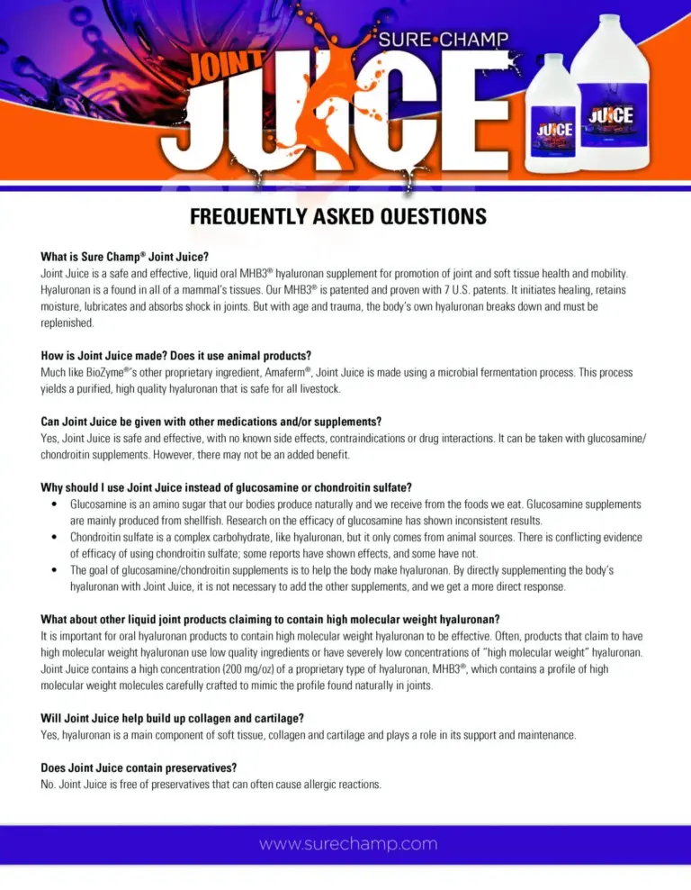 Sure champ® joint juice, gallon - image 3