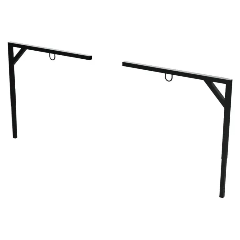 Steel fan cage head tie l bar (set of 2)