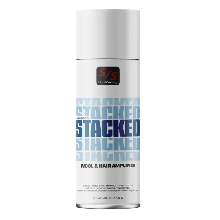 Stacked leg wool spray