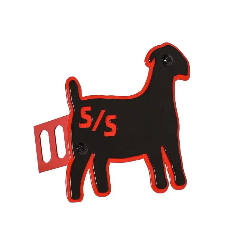 Goat steel hitch cover