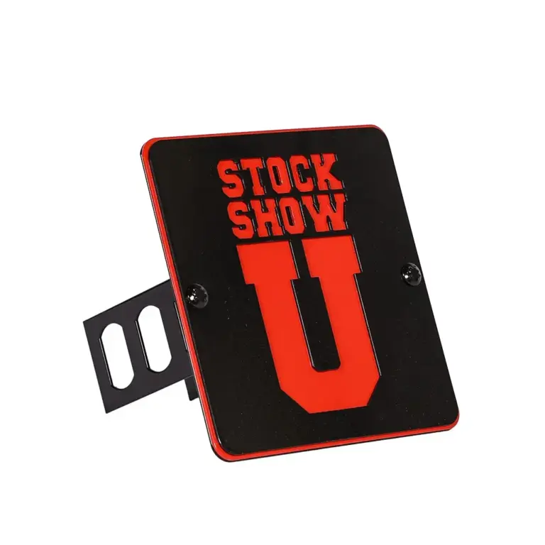 Hitch cover- stock show u