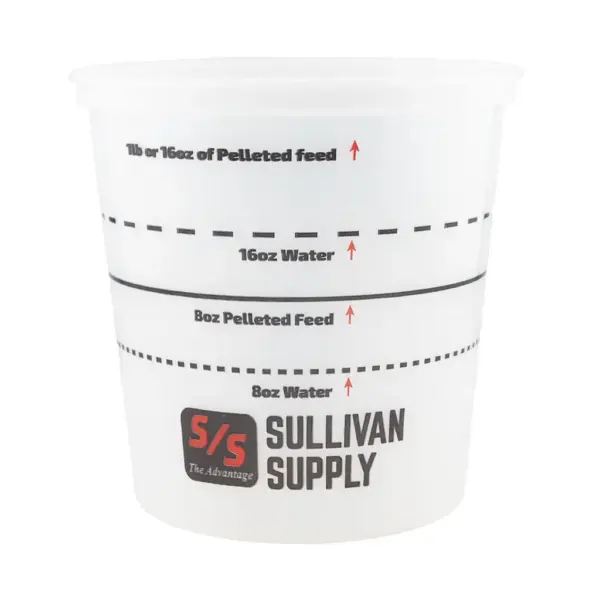 Sullivan’s feed measuring cup