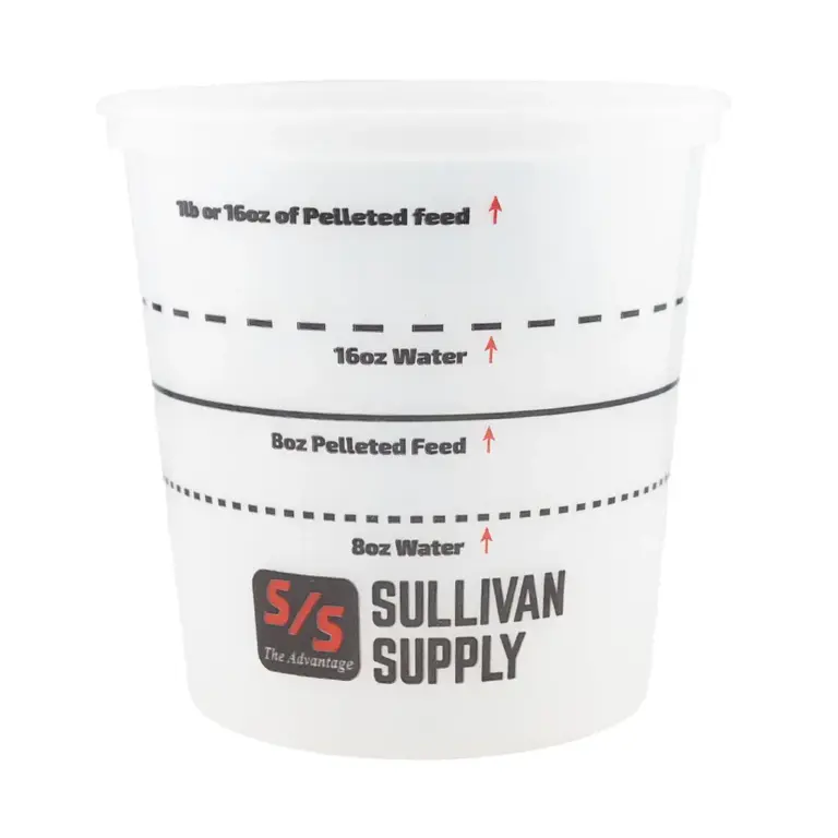 Sullivan’s feed measuring cup