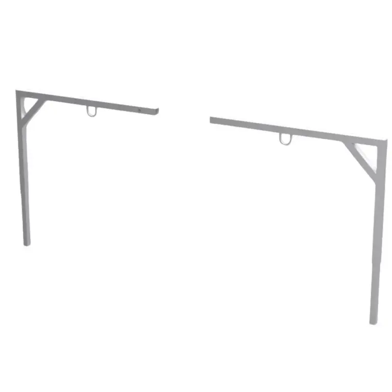 Aluminum fan cage head tie l bar (set of 2)