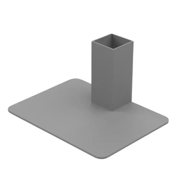 Big foot aluminum fan cage extension