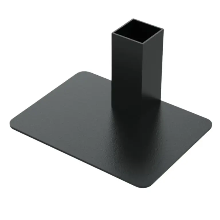 Big foot steel fan cage extension
