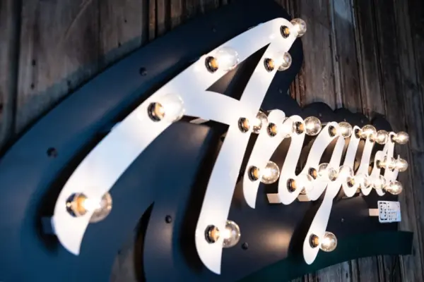 Breed 3d lit sign- angus