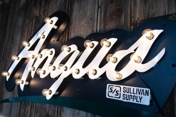 Breed 3d lit sign- angus
