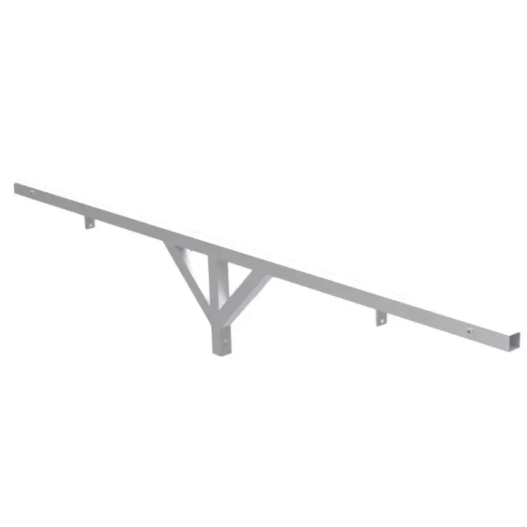 Aluminum t bar w/ fan bracket
