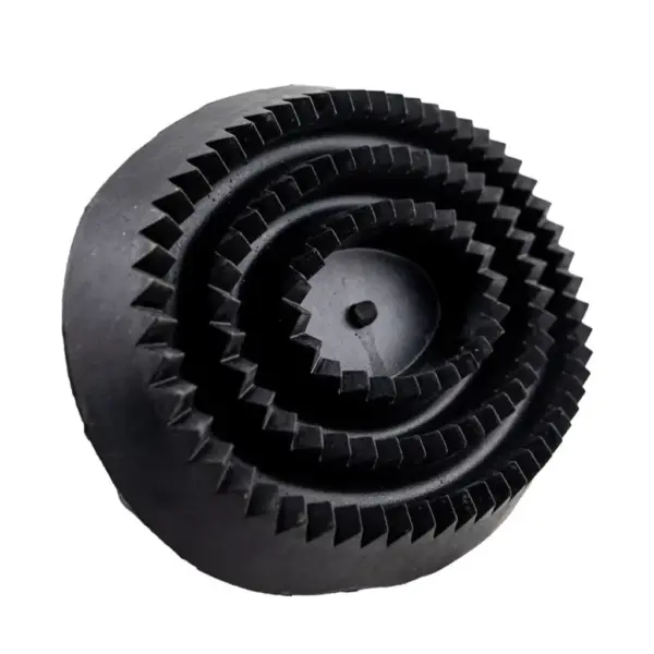 Rubber curry comb
