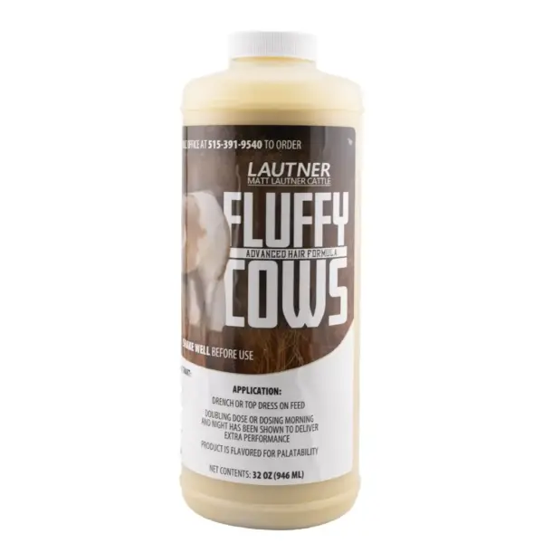 Fluffy Cows Melatonin Supplement, 32oz Bottle