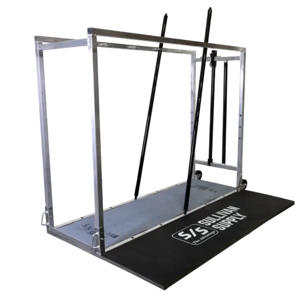 Roll-up fitting mat
