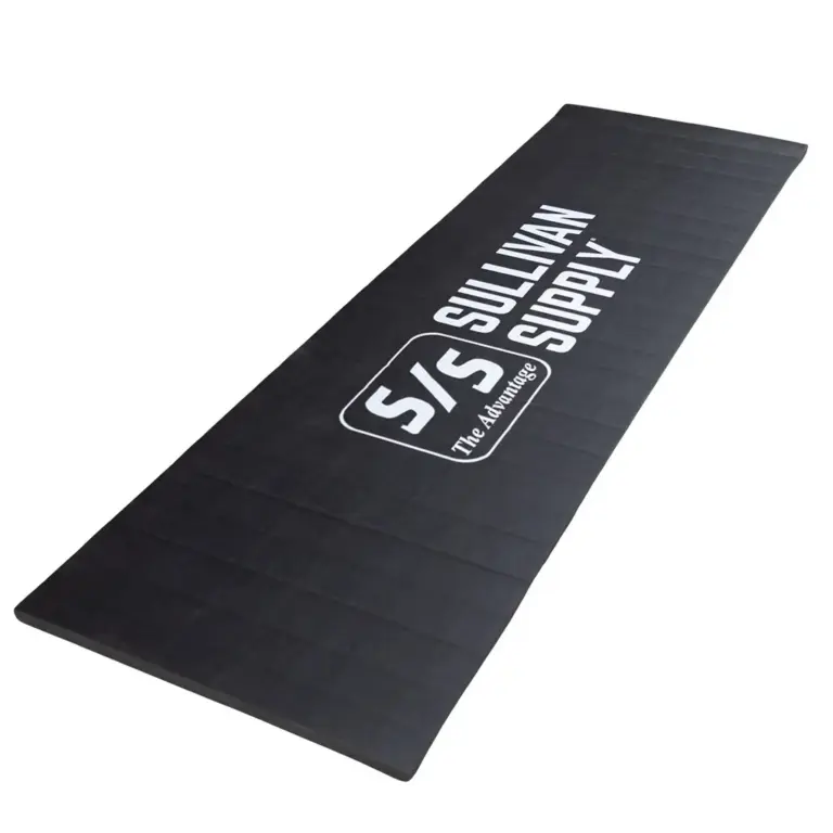 Roll-up fitting mat