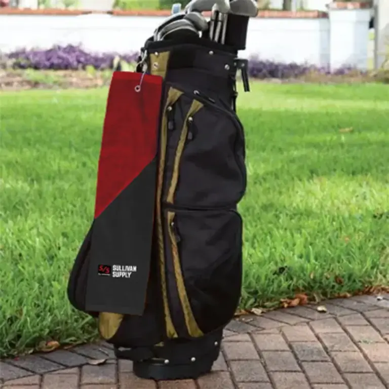 Sullivan's two-toned golf towel