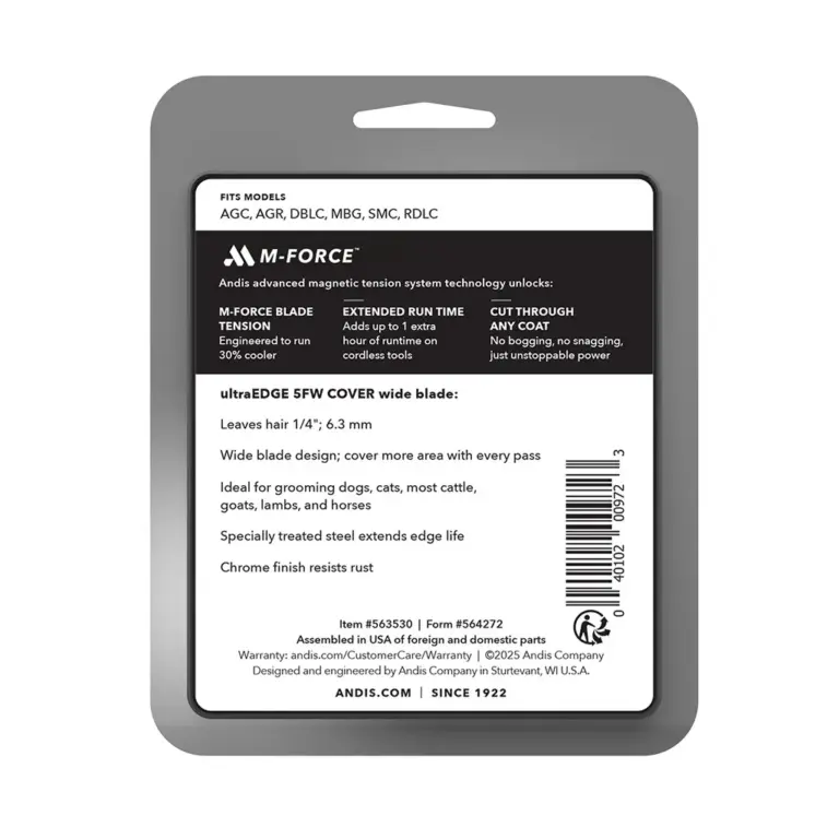 andis 5fw ultraedge m force wide blade