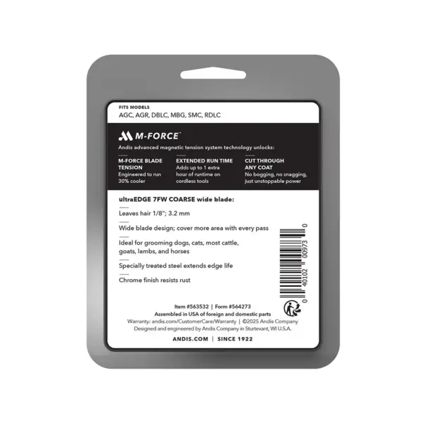andis 7fw ultraedge m force wide blade