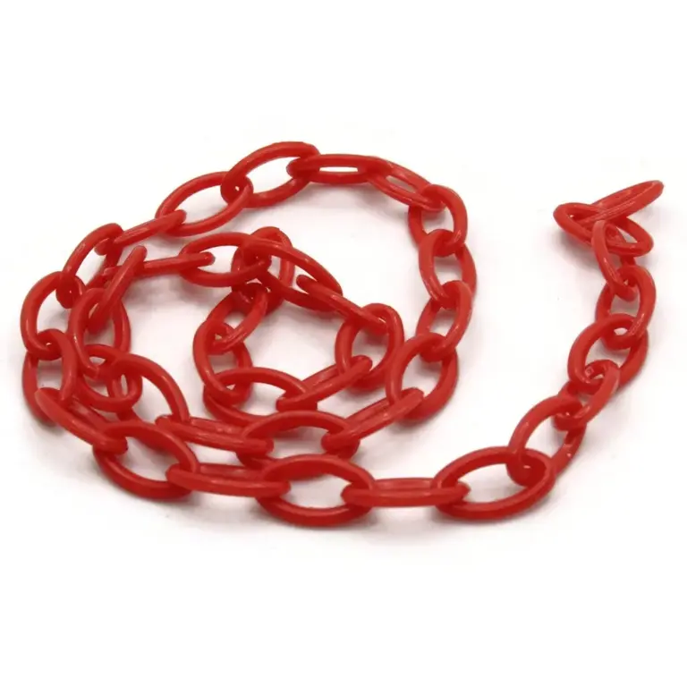 plastic goat chain, red